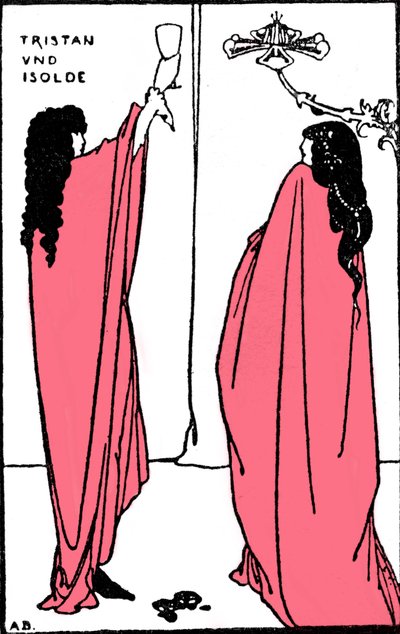 Tristano e Isotta di Richard Wagner da Aubrey Beardsley
